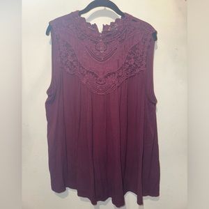 Torrid Lace High-Neck Tank Top